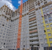 Ход строительства дома 5, секция 4.1, 4.2 в ЖК Красное Яблоко -