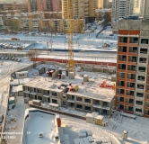 Ход строительства дома 39, секция С6, С5, С4 в ЖК Три Девятых -