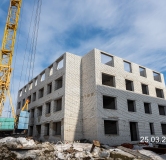 Ход строительства дома 3.2 в ЖК Кантри -