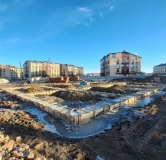 Ход строительства дома 28 в ЖК Альпийский квартал -