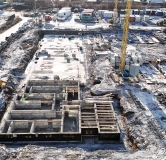 Ход строительства дома 1 (ГП-4) в ЖК Ритмы -