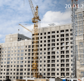 Ход строительства дома Позиция 15 в ЖК Бабяково -