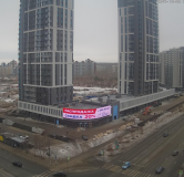Ход строительства дома 1,2 в ЖК Видный -