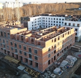 Ход строительства дома 5 в ЖК Эстетика -