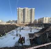 Ход строительства дома 150 в ЖК Антверпен -