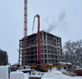 Ход строительства дома 1 в ЖК Хвойный -