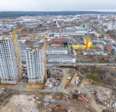 Ход строительства дома 1,2 в ЖК Лето на Титова -