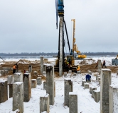 Ход строительства дома № 1 в ЖК GloraX Premium Гребной канал -