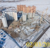 Ход строительства дома 11 в Микрорайон Нанжуль-Солнечный -