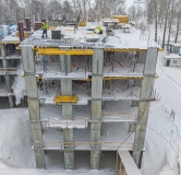 Ход строительства дома 2/1 в ЖД Роза ветров -