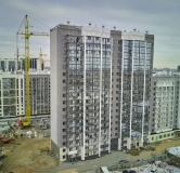 Ход строительства дома 16, 18 в ЖК Территория -