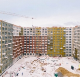 Ход строительства дома 33 в ЖК Новое Колпино -