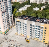 Ход строительства дома 2 в ЖК Доминанта -