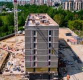 Ход строительства дома 30 в ЖК Живи! в Рыбацком -