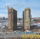 Ход строительства дома № 5.2 в ЖК Новоостровский -