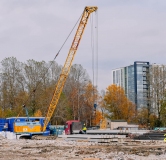 Ход строительства дома 1-3, 1 этап в ЖК Гранат -