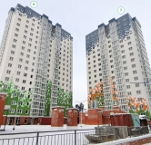Ход строительства дома 6 в ЖК Атмосфера -