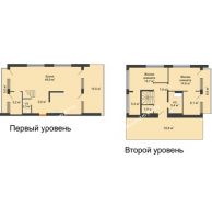 2 комнатная квартира 182,4 м² в ЖК Европейский квартал, дом Дом 9 - планировка
