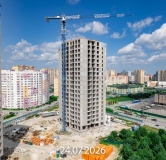 Ход строительства дома 10 в ЖК Прео-8 -