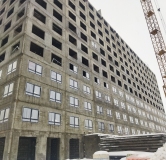 Ход строительства дома 1 в ЖК Лугометрия -