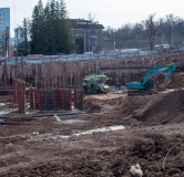 Ход строительства дома Литер 1 в ЖК Аурика -