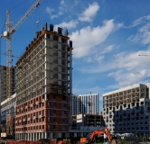 Ход строительства дома 10, корпус 1 в ЖК Остров-сад -