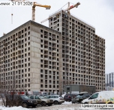 Ход строительства дома 9, корпус 3 в ЖК Цивилизация на Неве -