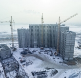 Ход строительства дома 2 в ЖК Самоцветы Бирюза -