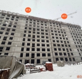 Ход строительства дома 37 в ЖК Авиатоr -