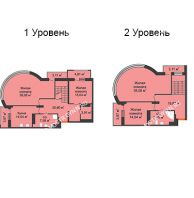4 комнатная квартира 188,5 м², ЖК Командор - планировка