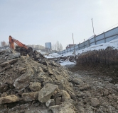 Ход строительства дома 1 в ЖК Геос -