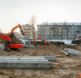 Ход строительства дома Корпус 1,2, 1 этап в ЖК Ботаническая 3 -