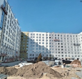 Ход строительства дома 3 в ЖК Аквамарин -