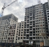 Ход строительства дома 29б, 3 этап, секция 9-11 в ЖК Заря -
