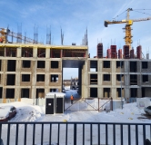 Ход строительства дома 16 в ЖК Богатыри -