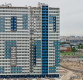 Ход строительства дома 2, блок 3.3 в ЖК Комендантский UР квартал -