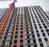 Ход строительства дома Позиция 8 в ЖК Яблоневые сады -