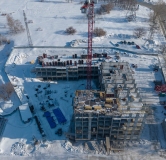 Ход строительства дома 2/1 в ЖД Роза ветров -