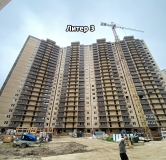 Ход строительства дома Литер 3 в ЖК Свобода -