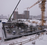 Ход строительства дома 4 в ЖК Разум в Академическом -