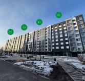 Ход строительства дома 8, секция 8.1, 8.2 в ЖК Авиатоr -