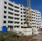 Ход строительства дома Позиция 8 в ЖК Синее небо -