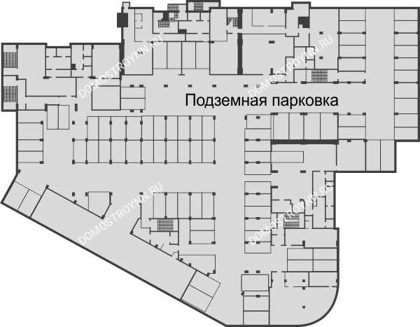 ЖК Орбита - планировка -1 этажа