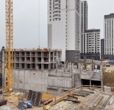 Ход строительства дома 1.3 в ЖК Парк Победы -