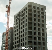 Ход строительства дома 6 к2, ГП-12 (2 этап) в ЖК Айвазовский (Айвазовский City) -