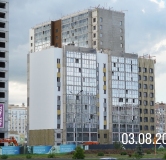Ход строительства дома 47-01 в ЖК Время -
