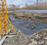 Ход строительства дома 1.1 в ЖД Тетро -