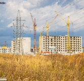 Ход строительства дома 9, 1 этап в ЖК Родные росы -