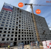 Ход строительства дома 37 в ЖК Авиатор (Авиатоr) -