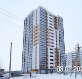 Ход строительства дома 45 в ЖК Высота 45 -